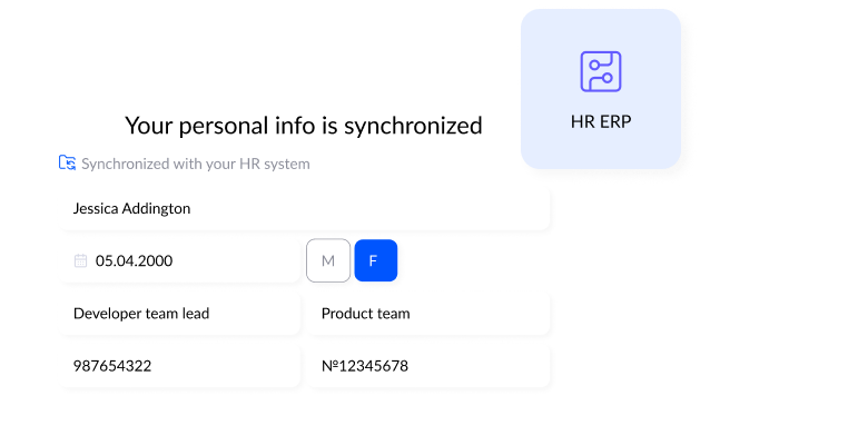 Integration with HR&nbsp;ERP
